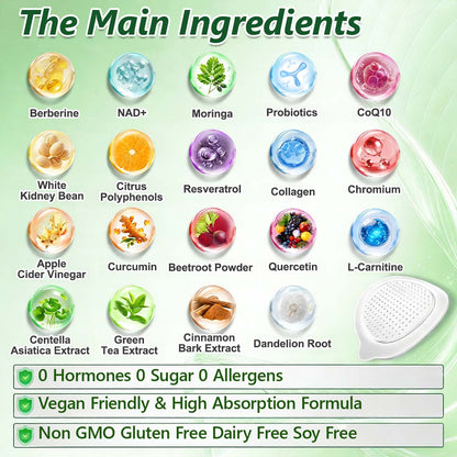 🍃Official Store | Alcuras_Moringa × Berberine × AMPK 8-Benefit Slimming & Metabolic Nano Microneedle Patch 🇺🇸  Just once a day · Visible changes in 7 days  ✅ For obesity, loose skin, diabetes, sleep apnea, joint issues
